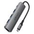 ACEFAST J16 5 in 1 USB-C Hub 4K HD PD 90W Fast Charging 5Gbps Data Transfer Docking Station - Gray